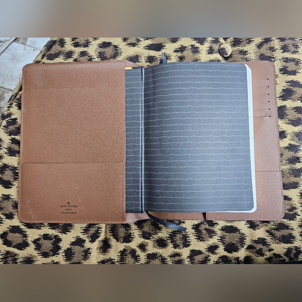 Leather Desk Agenda Cover